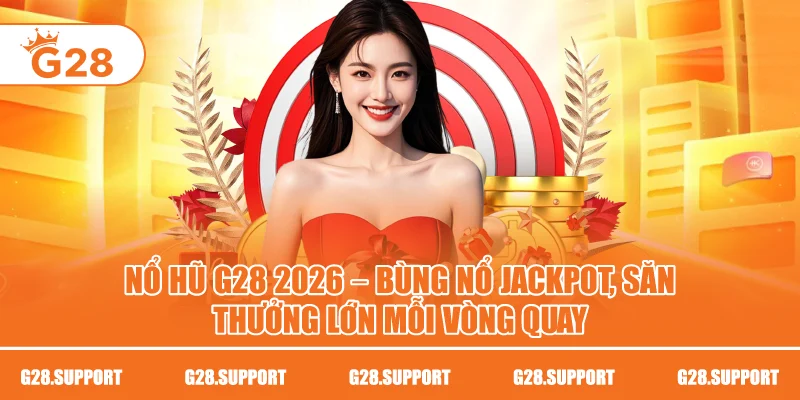 Nổ Hũ G28 2026 – Bùng Nổ Jackpot, Săn Thưởng Lớn Mỗi Vòng Quay